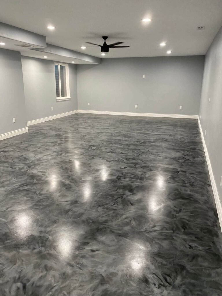 epoxy floor job